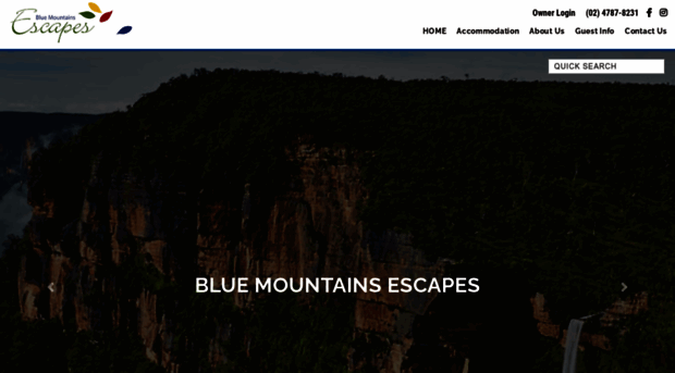 bluemountainsgetaways.com