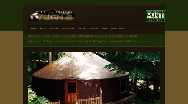 bluemountainyurts.com