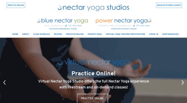 bluenectaryoga.com