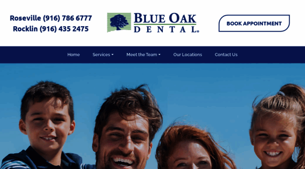 blueoakdentalrocklin.com