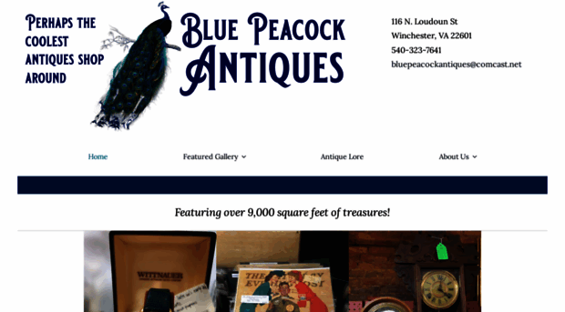 bluepeacockantiquesva.com