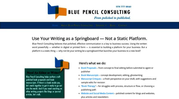 bluepencilconsulting.com