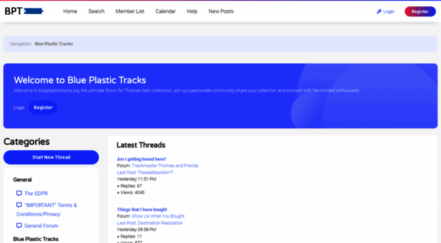 blueplastictracks.com