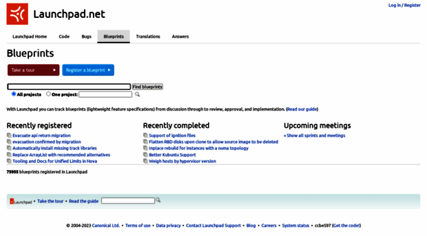 blueprints.edge.launchpad.net