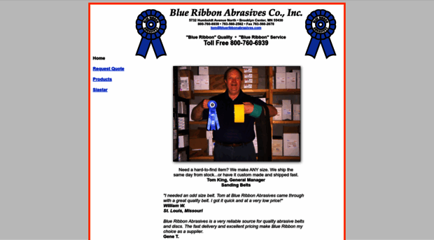 blueribbonabrasives.com