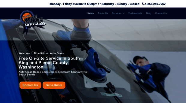 blueribbonglass.com