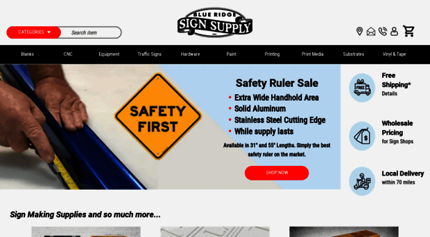 blueridgesignsupply.com