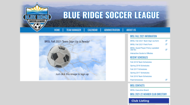 blueridgesoccerleague.org