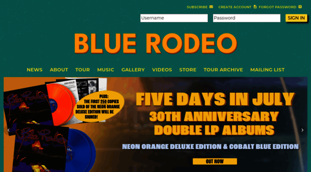 bluerodeo.com