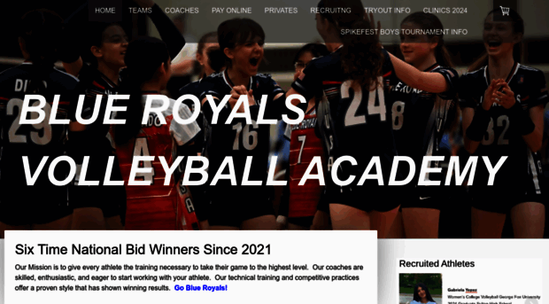 blueroyalsvolleyball.com