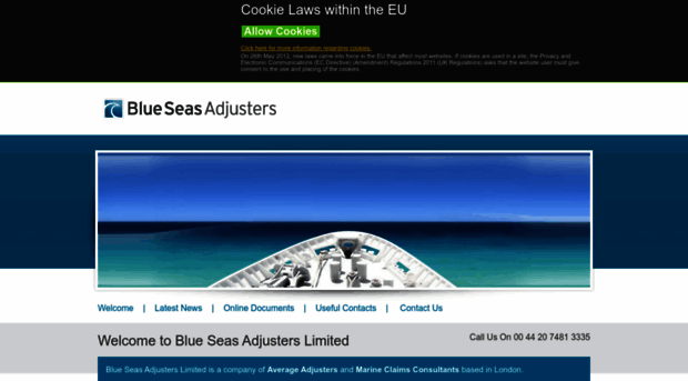 blueseasadjusters.com