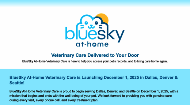 blueskyathomevetcare.com