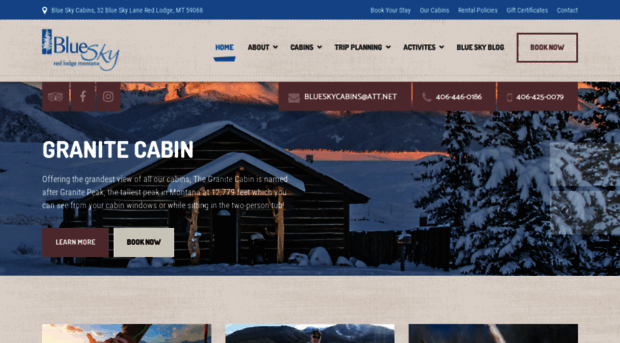 blueskycabins.com