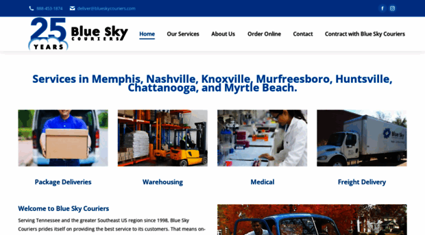 blueskycouriers.com