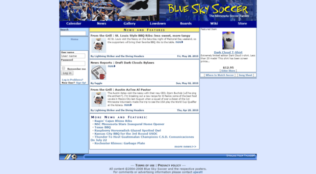 blueskysoccer.com