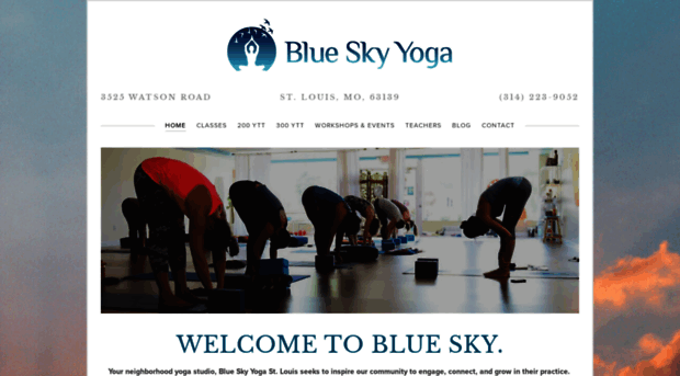 blueskyyogastl.com