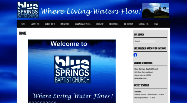 bluespringsbaptist.com