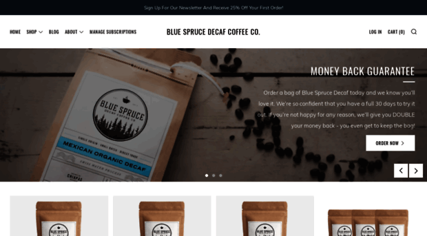 bluesprucedecaf.com