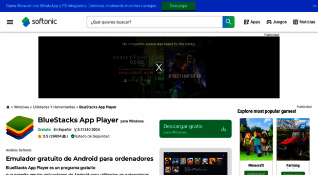 bluestacks-app-player.softonic.com