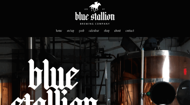 bluestallionbrewing.com