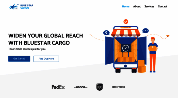 bluestarcargo.com