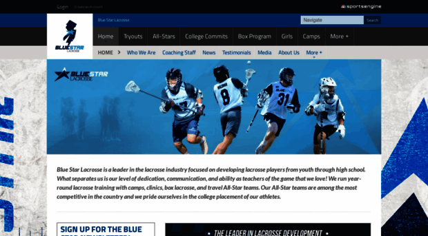 bluestarlacrosse.sportngin.com