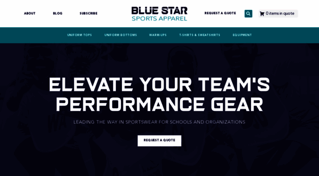 bluestarsportswear.com