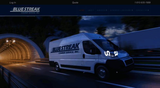 bluestreakcourier.com