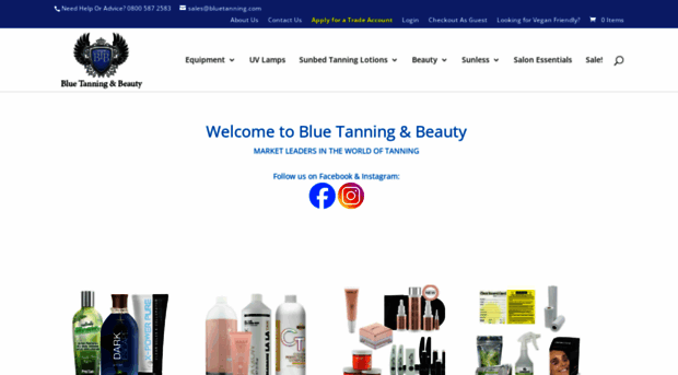 bluetanning.com