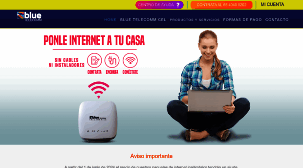 bluetelecomm.com.mx