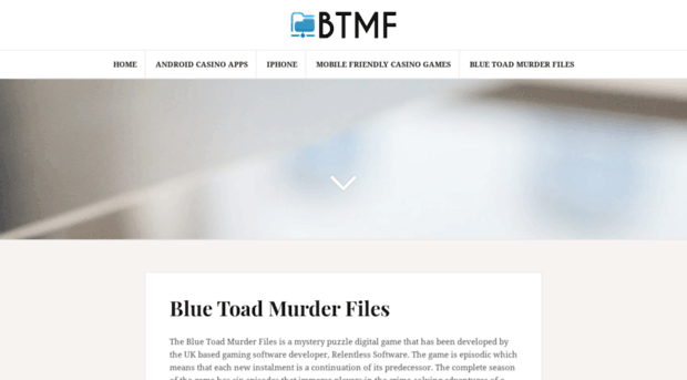 bluetoadmurderfiles.co.uk