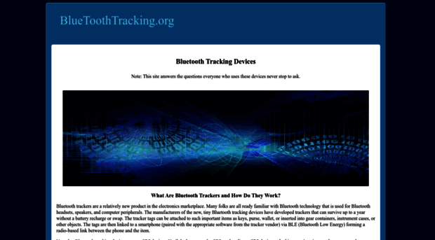 bluetoothtracking.org