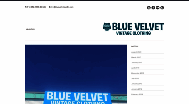 bluevelvetaustin.com