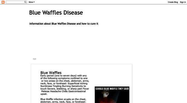 bluewafflediseaseblog.blogspot.com