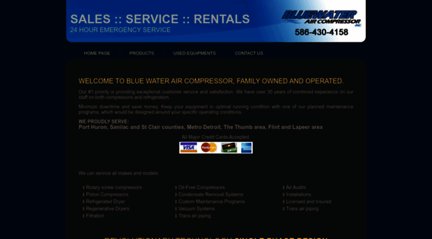 bluewateraircompressor.com