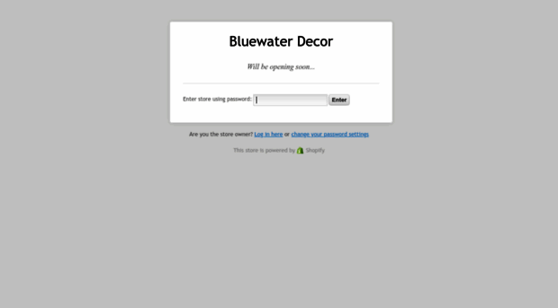 bluewaterdecor.com