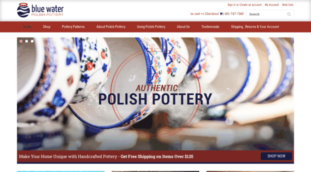 bluewaterpolishpottery.com