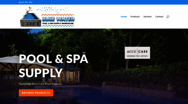 bluewaterpoolandspasupply.com