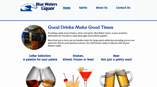 bluewatersliquor.com