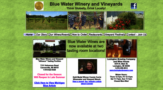 bluewaterwinery.com