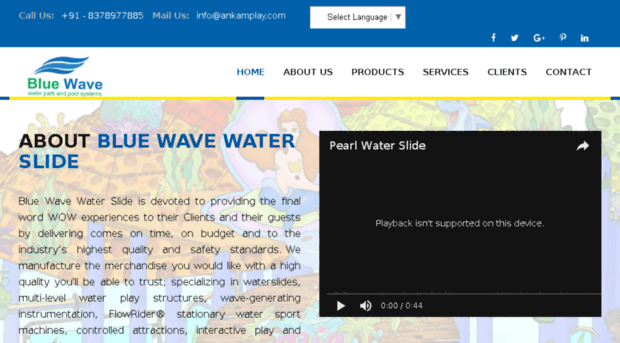 bluewavewaterslides.com