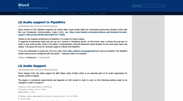 bluez.sourceforge.net