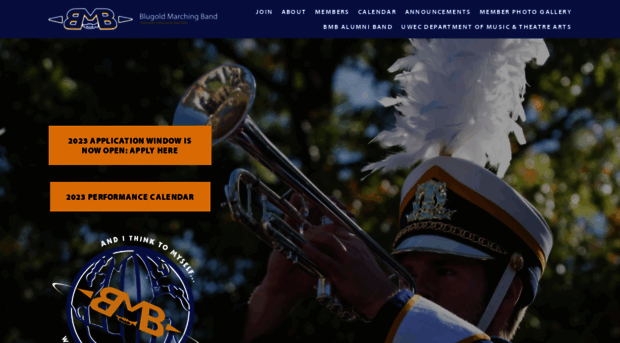 blugoldmarchingband.com