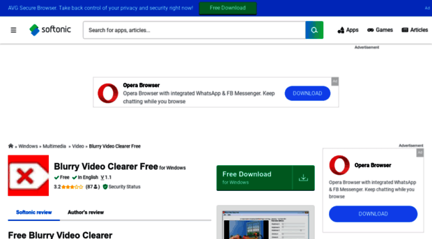 blurry-video-clearer-free.en.softonic.com