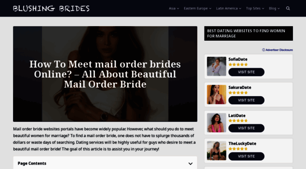 blushingbrides.net