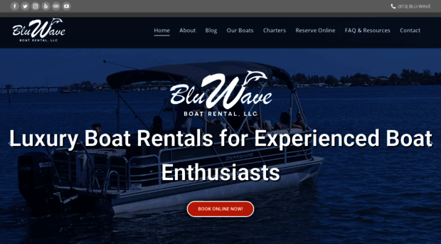 bluwaveboatrental.com