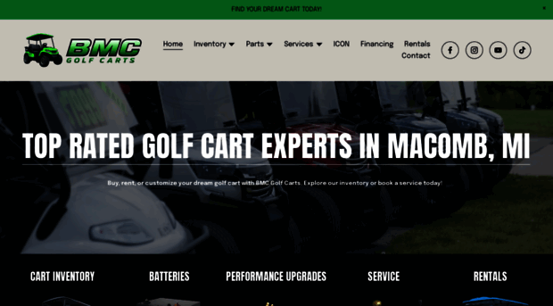 bmcgolfcarts.com