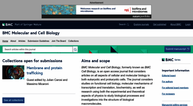 bmcmolcellbiol.biomedcentral.com