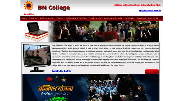 bmcollegedurg.com