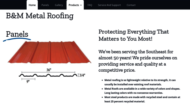 bmmetalroofing.com